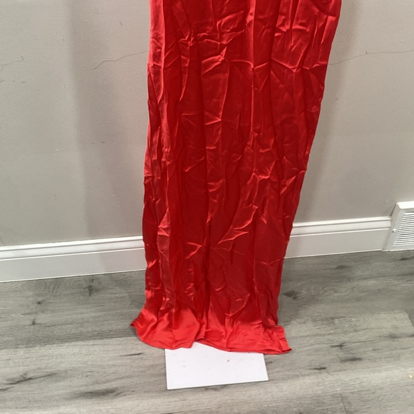 Amanda Uprichard Elroy Maxi Dress in Crimson - Picture 8 of 10